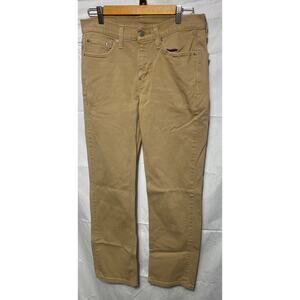 Levi's 514 Men's Tan Khaki Jeans 30x30 Slim Straight Fit Stretch Denim Pants